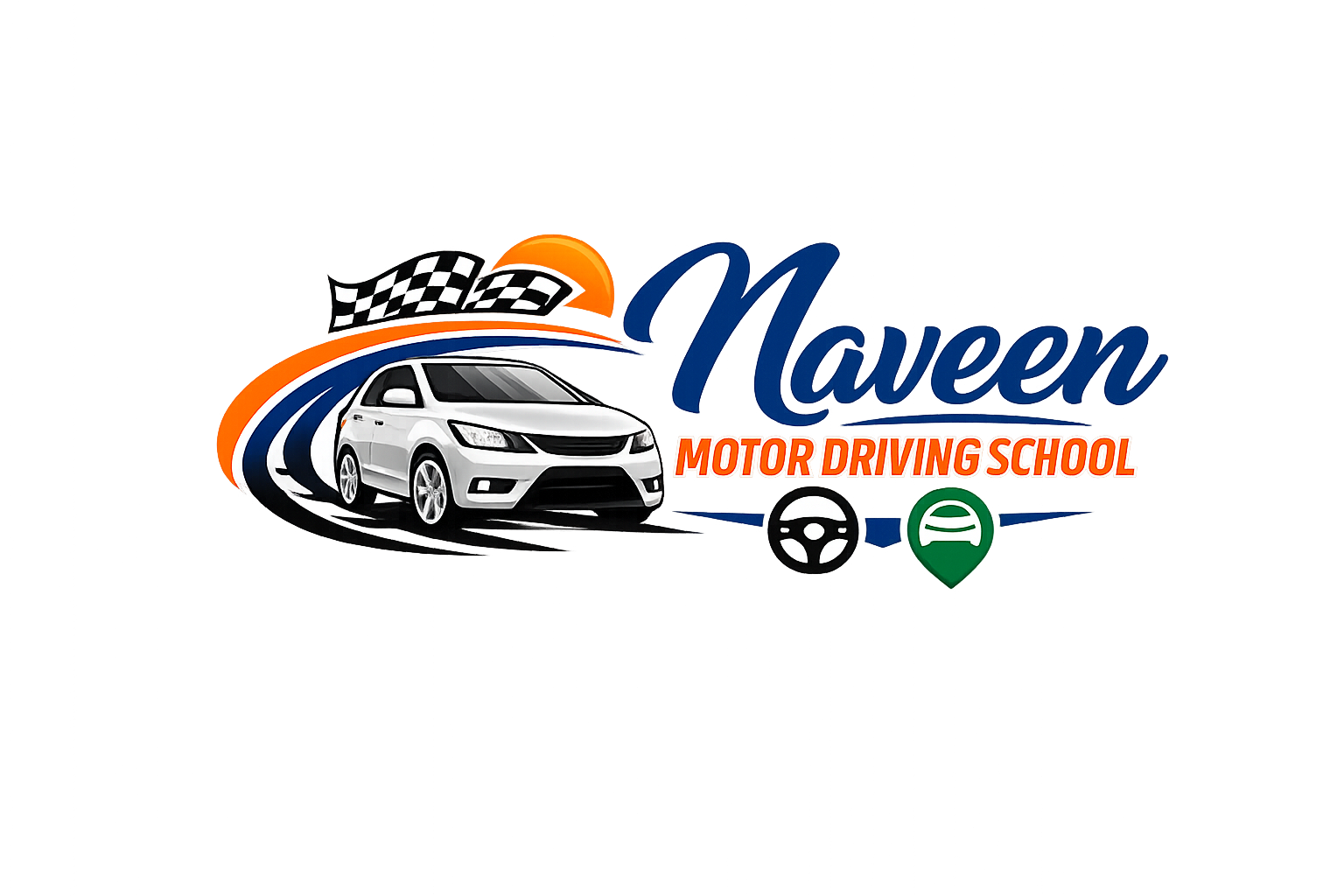 Naveen Motor Driving School Logo